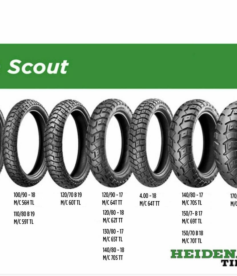 Heidenau K60 Scout line-up